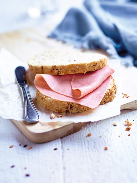 Ontvette ham -25% zout chou kool