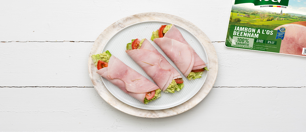 Roulades de Jambon à l’Os Aubel®